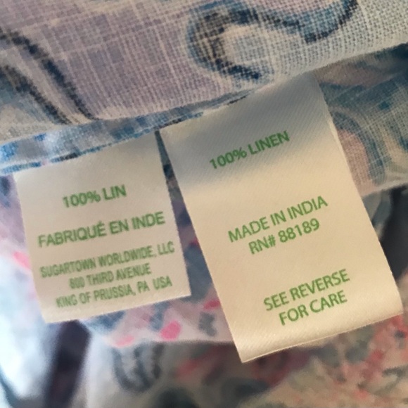 LILLY PULITZER Amerie Linen Midi Dress - Picture 12 of 13